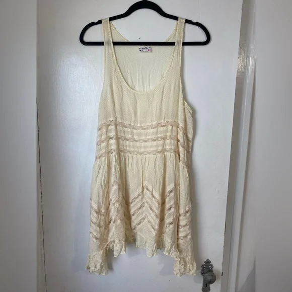 Free People Trapeze Mini Dress Medium - Picture 3 of 10